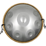 Handpan, gamme la sirena, hexatonique dorien, frequence 432hz, frequence 440hz, hang drum, hang, argente